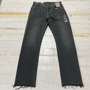 Levi’s 501 Original Jeans size 27x30 NWT Button Fly Straight Leg Denim Raw Hem